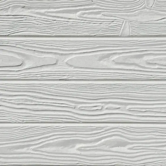 White Classic Wood texture on grey concrete, close-up